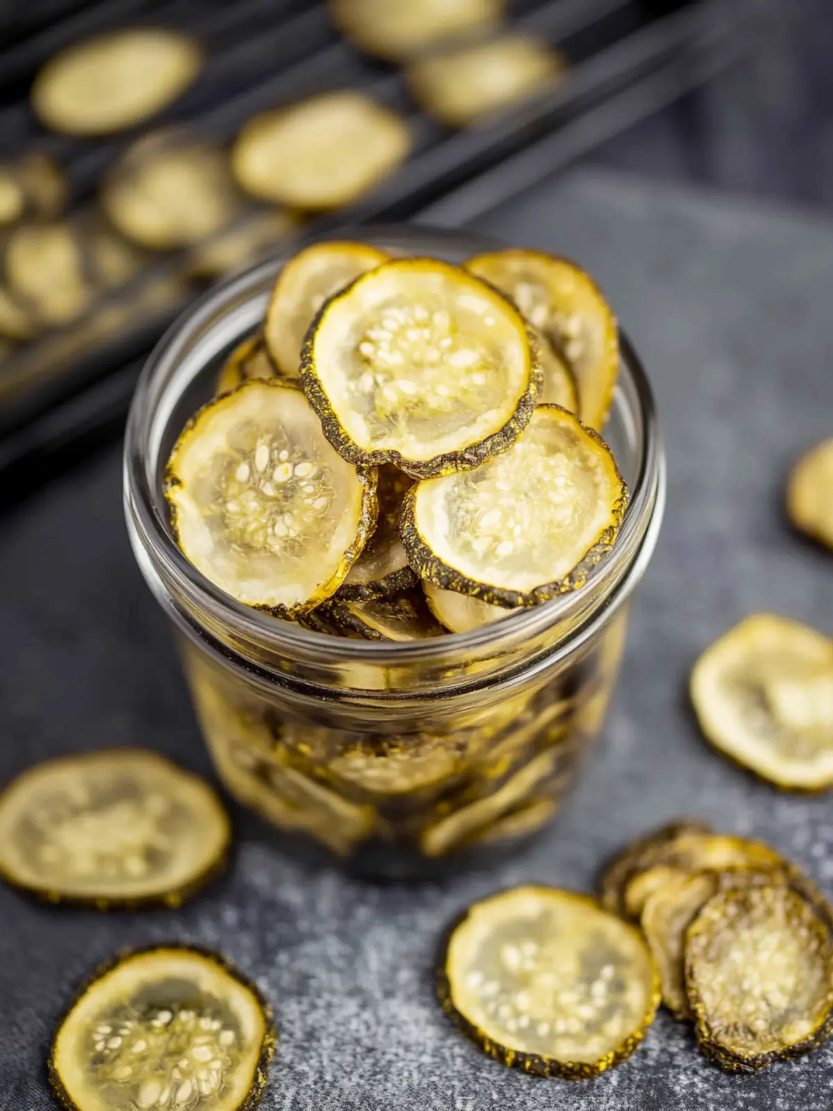 Crunchy Dehydrated Pickle Chips: Guilt-Free Snack Bliss 5 Dehydrated Pickle Chips