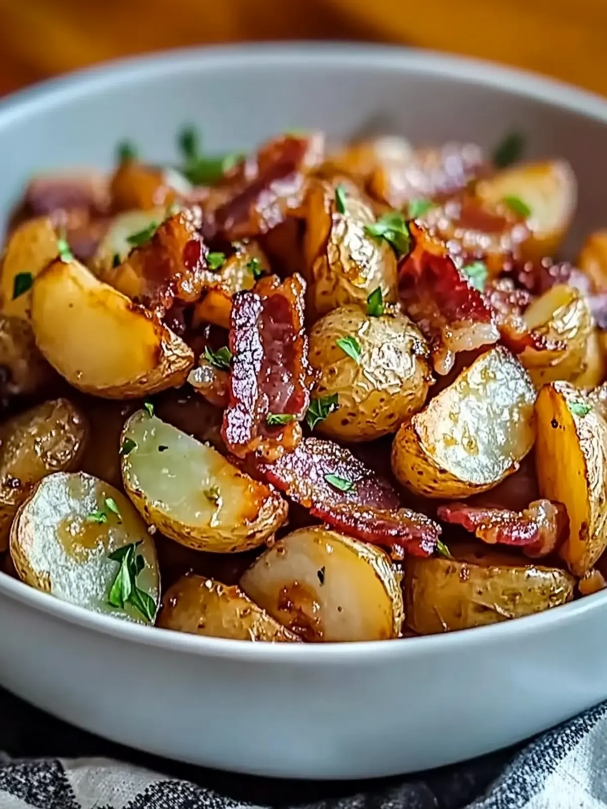 Crispy Bacon Honey Roasted Potatoes That Steal the Show 3 Crispy Bacon Honey Roasted Potatoes