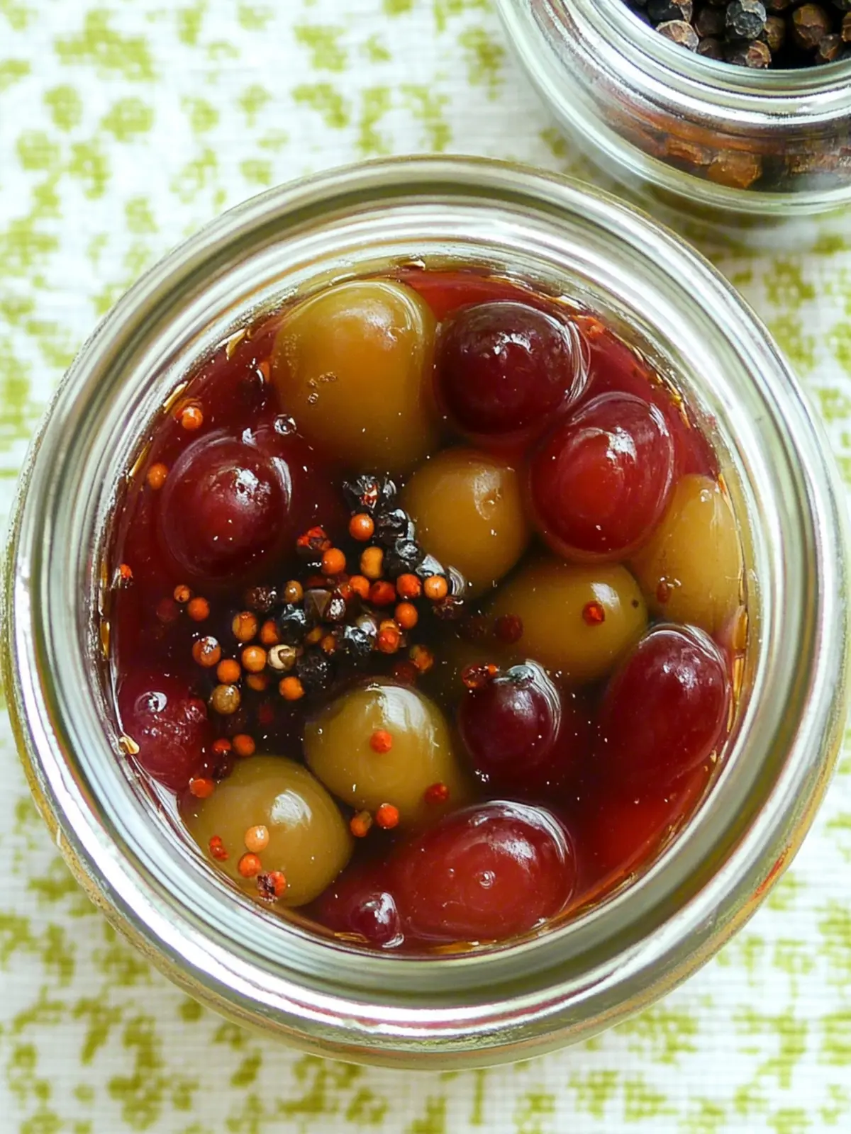 Sweet and Spicy Pickled Grapes with Goat Cheese Perfection 3 Sweet and Spicy Pickled Grapes with Goat Cheese