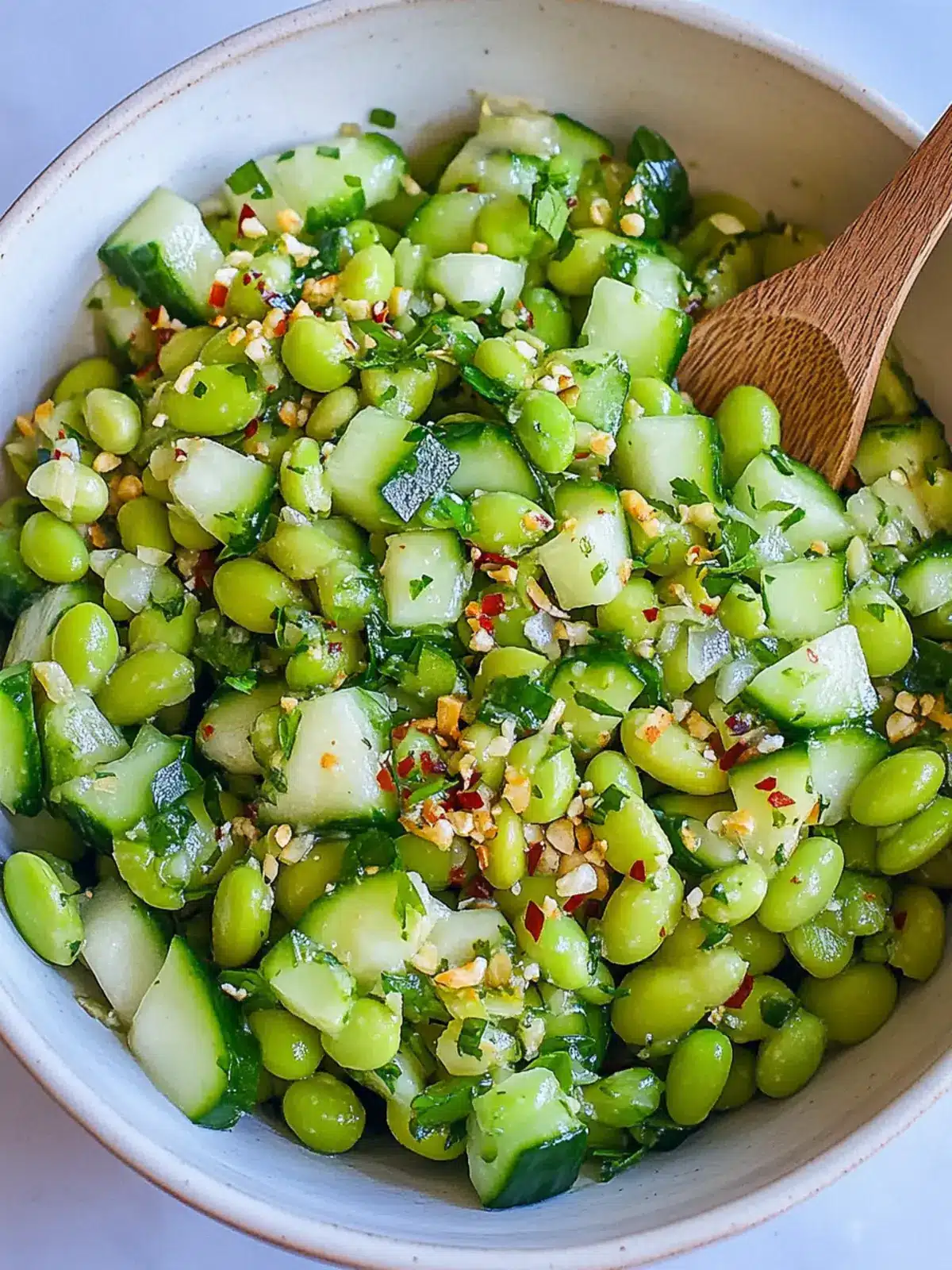 Zesty Cucumber Edamame Salad Perfect for Summer Gatherings 3 Cucumber Edamame Salad