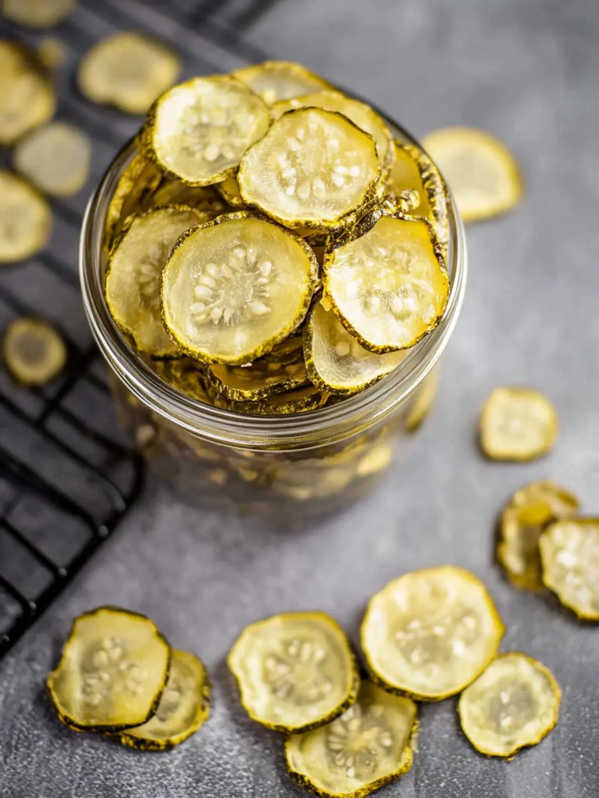 Crunchy Dehydrated Pickle Chips: Guilt-Free Snack Bliss 2 Dehydrated Pickle Chips