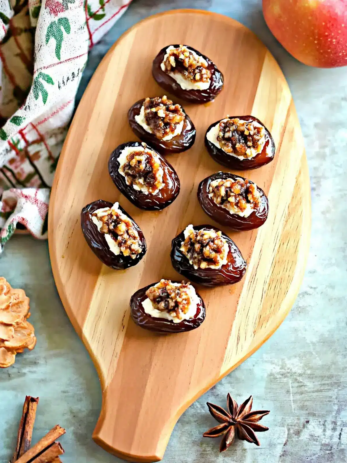 Indulge in Honey-Cinnamon Cream Cheese Stuffed Dates Today 5 Honey-Cinnamon Cream Cheese Stuffed Dates