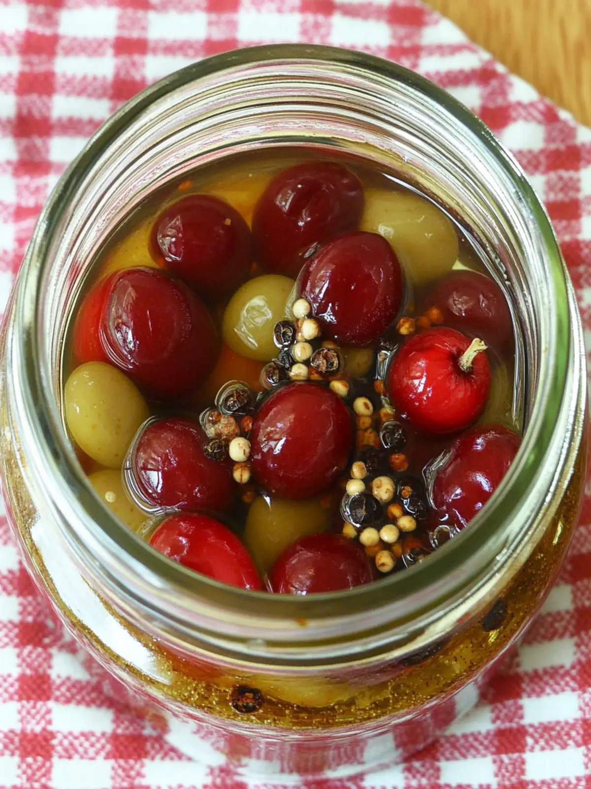 Sweet and Spicy Pickled Grapes with Goat Cheese Perfection 2 Sweet and Spicy Pickled Grapes with Goat Cheese