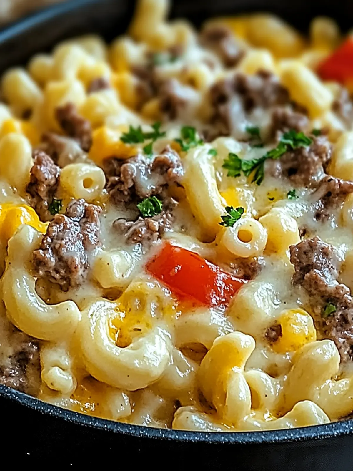 High-Protein Creamy Philly Cheesesteak Mac & Cheese Bliss 2 High-Protein Creamy Philly Cheesesteak Mac & Cheese