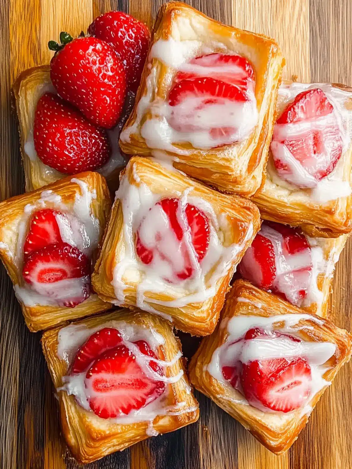 Divine Strawberry Danish: A Homemade Treat to Savor 3 Strawberry Danish