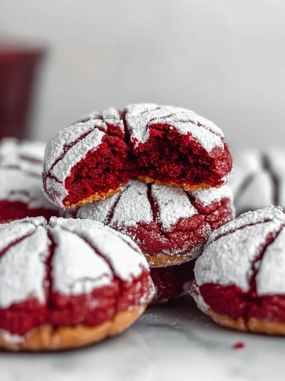 Decadent Red Velvet Crinkle Cookies That Wow Every Time 2 Red Velvet Crinkle Cookie