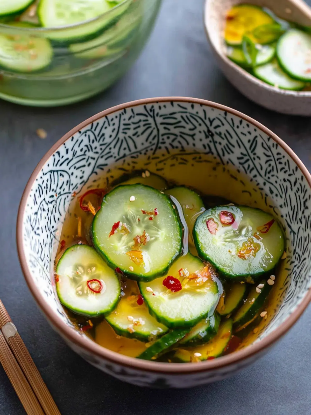 Asian Pickled Cucumbers