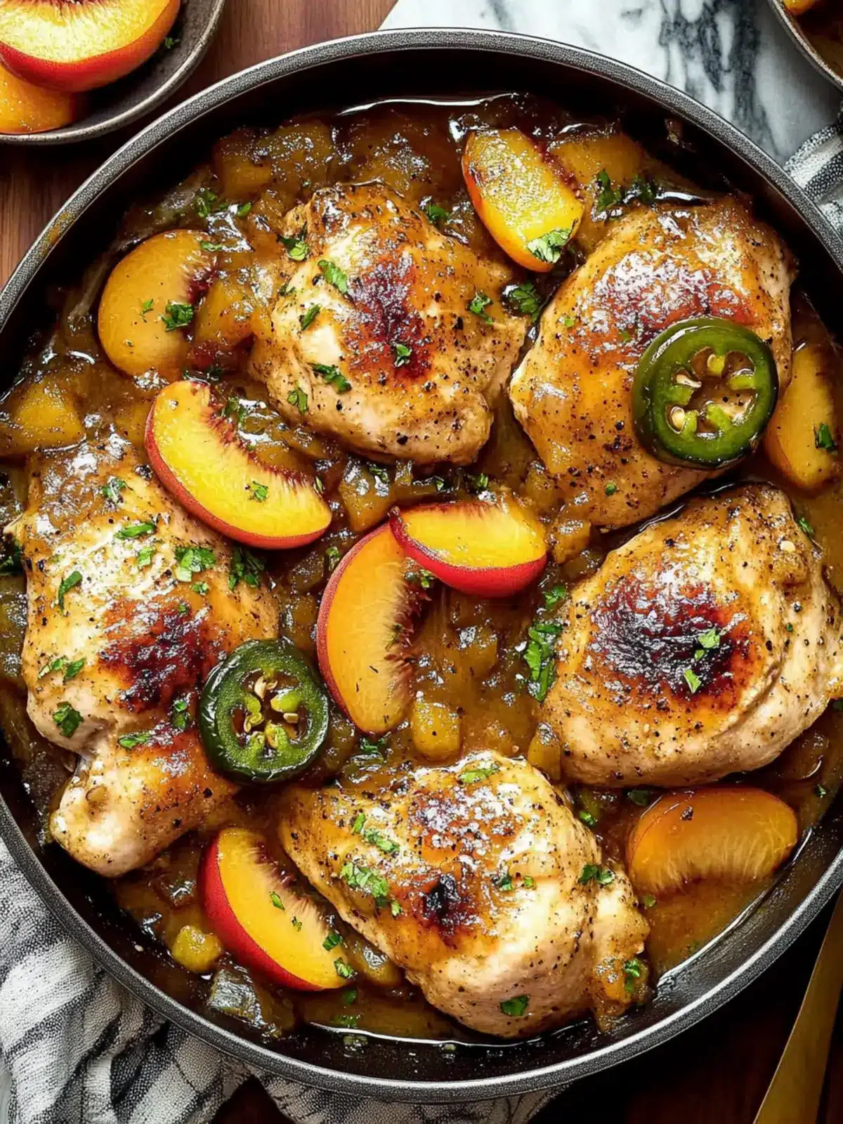 Spicy Jalapeno Peach Chicken for Flavor Fans 5 Jalapeno Peach Chicken