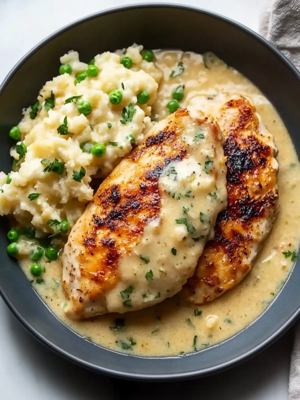 Creamy Garlic Parmesan Chicken Breast in 30 Minutes Flat 4 Creamy Garlic Parmesan Chicken Breast