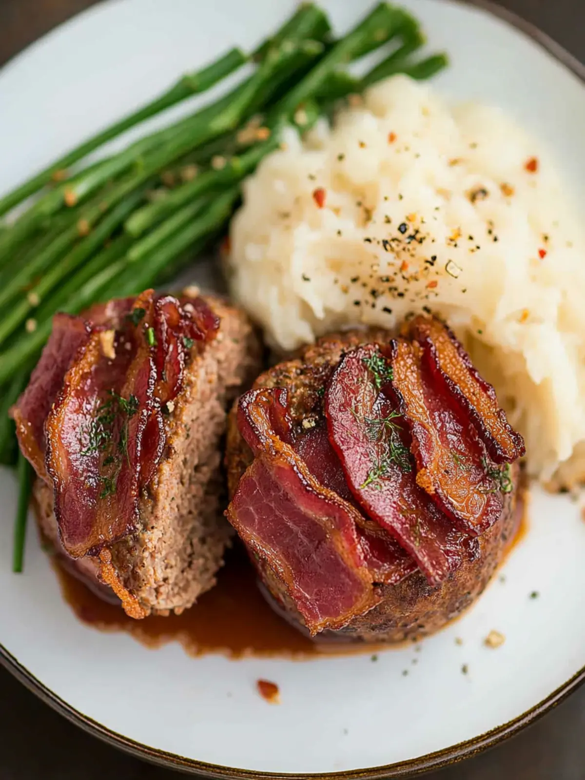 Bacon Wrapped Mini Meatloaf: A Flavorful Twist You’ll Love 3 Bacon Wrapped Mini Meatloaf