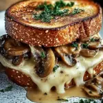 Savor the Swiss Mushroom Melt Sandwich: Comfort Food Bliss 2 Swiss Mushroom Melt Sandwich
