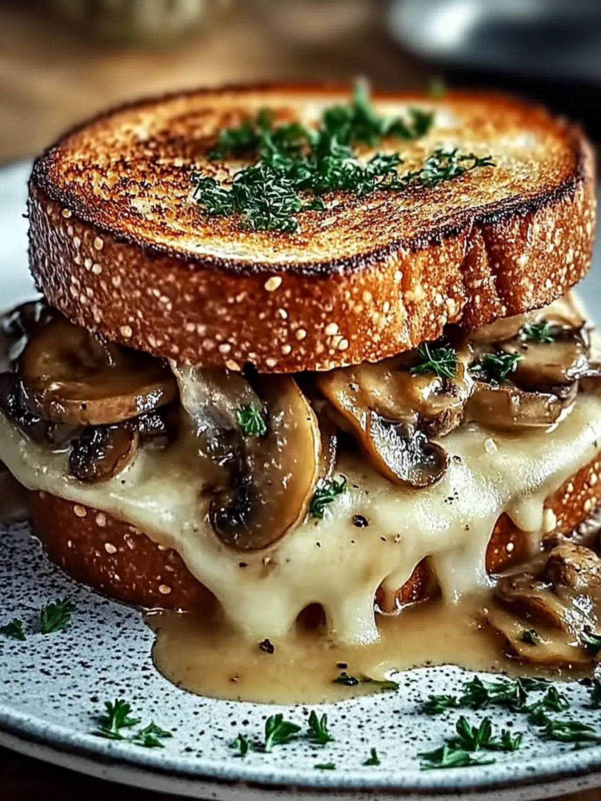 Savor the Swiss Mushroom Melt Sandwich: Comfort Food Bliss 5 Swiss Mushroom Melt Sandwich