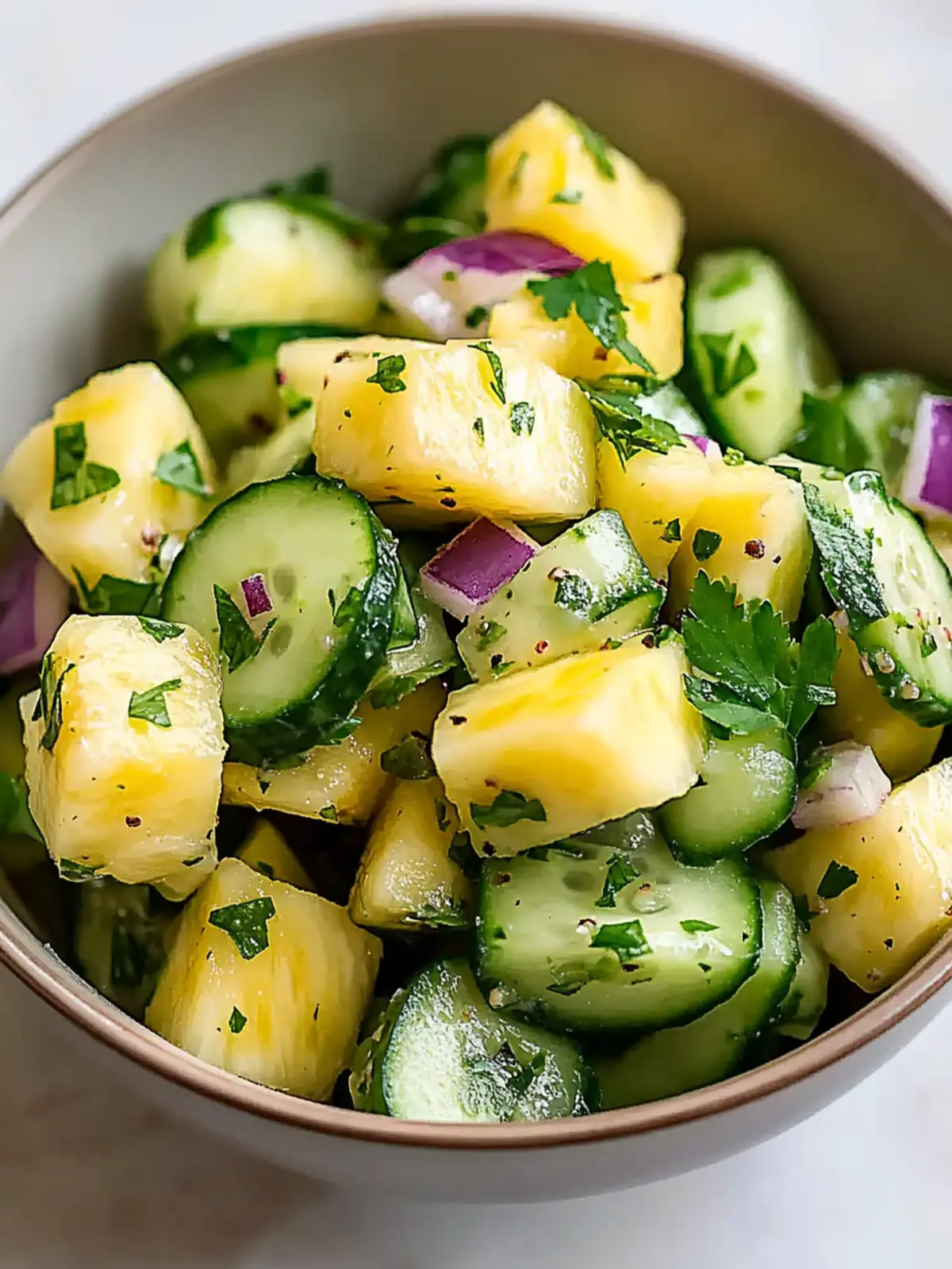 Sweet Pineapple Cucumber Salad for a Refreshing Summer Boost 2 Sweet Pineapple Cucumber Salad