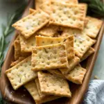 Irresistibly Crunchy Homemade Rosemary Sea Salt Crackers 6 Homemade Rosemary Sea Salt Crackers