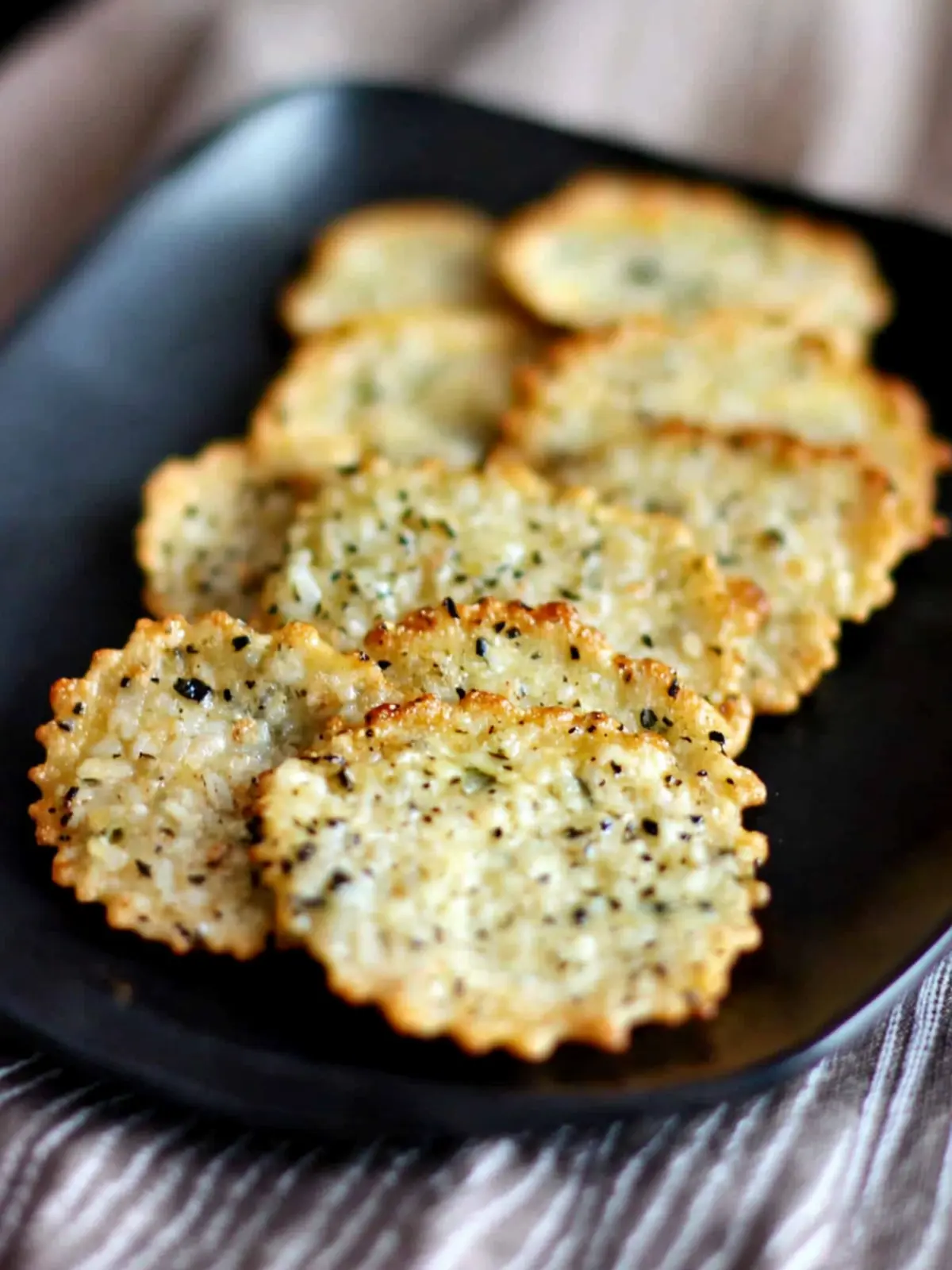 Crispy Senbei: Homemade Japanese Rice Crackers with Furikake 2 Senbei - Japanese Rice Crackers with Furikake