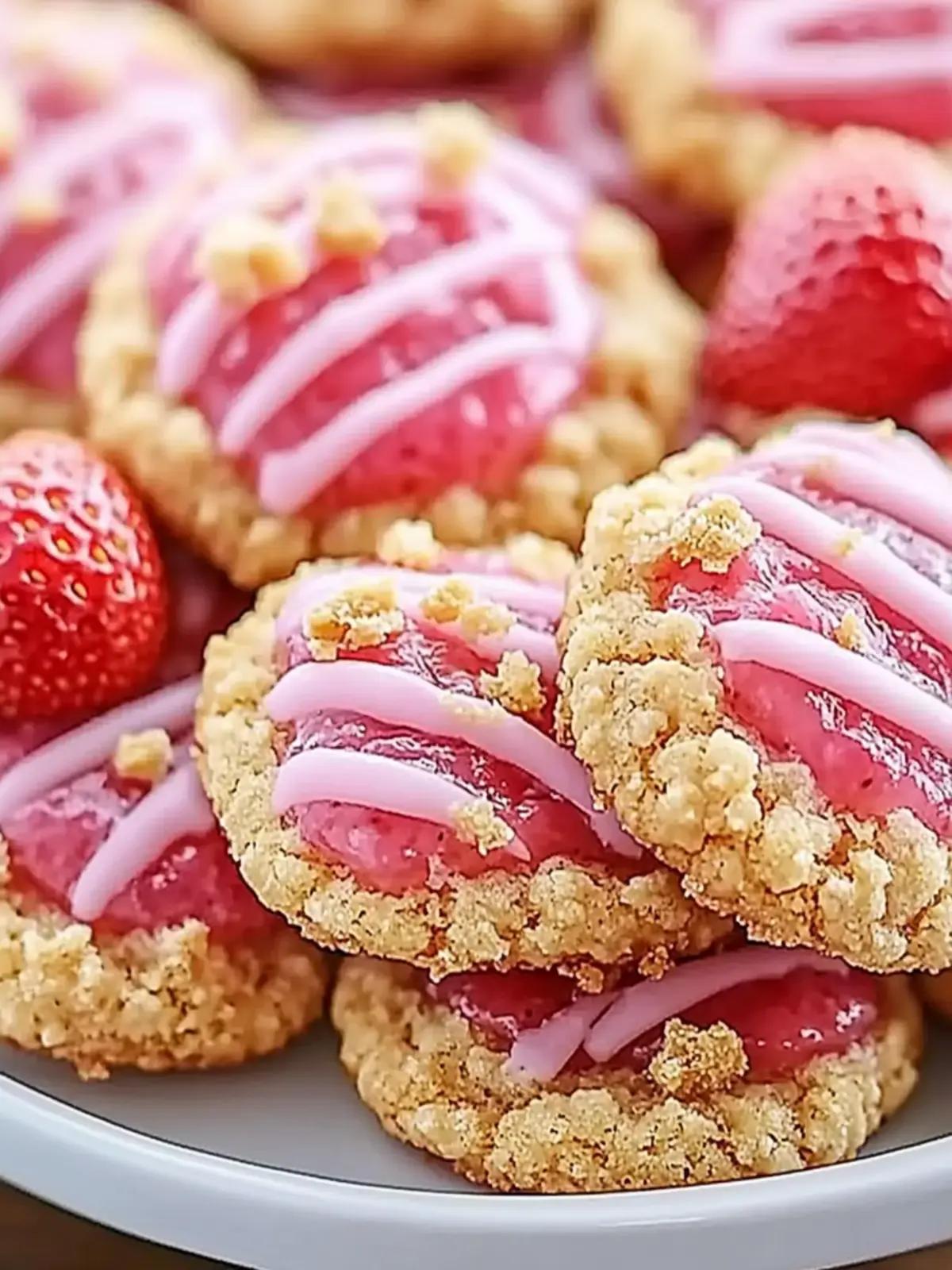Delicious Strawberry Crunch Cookies for a Sweet Summer Treat 3 Strawberry Crunch Cookies