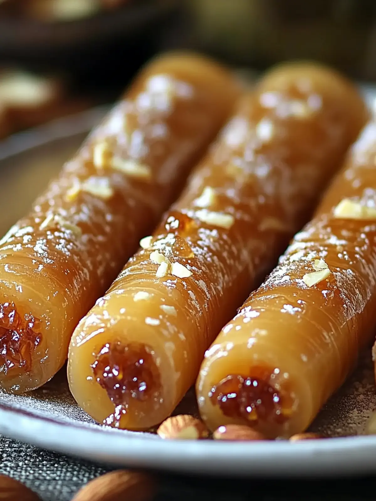Delicious Moroccan Honey and Almond Cigars for Sweet Cravings 2 Moroccan Honey and Almond Cigars