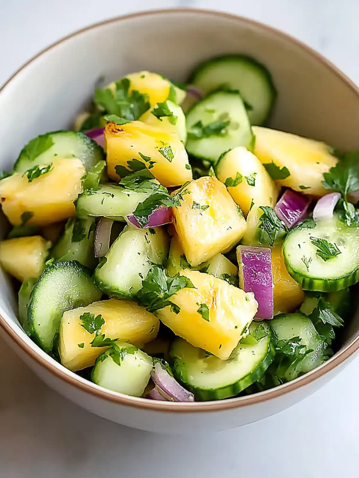 Sweet Pineapple Cucumber Salad for a Refreshing Summer Boost 5 Sweet Pineapple Cucumber Salad