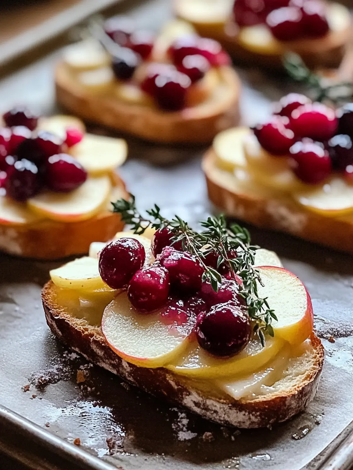 Cranberry Apple Brie Crostini: Your Go-To Holiday Delight 2 Cranberry Apple Brie Crostini