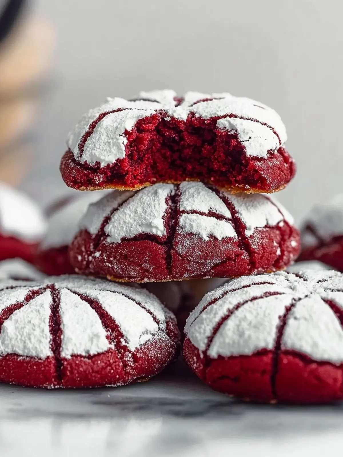 Decadent Red Velvet Crinkle Cookies That Wow Every Time 4 Red Velvet Crinkle Cookie