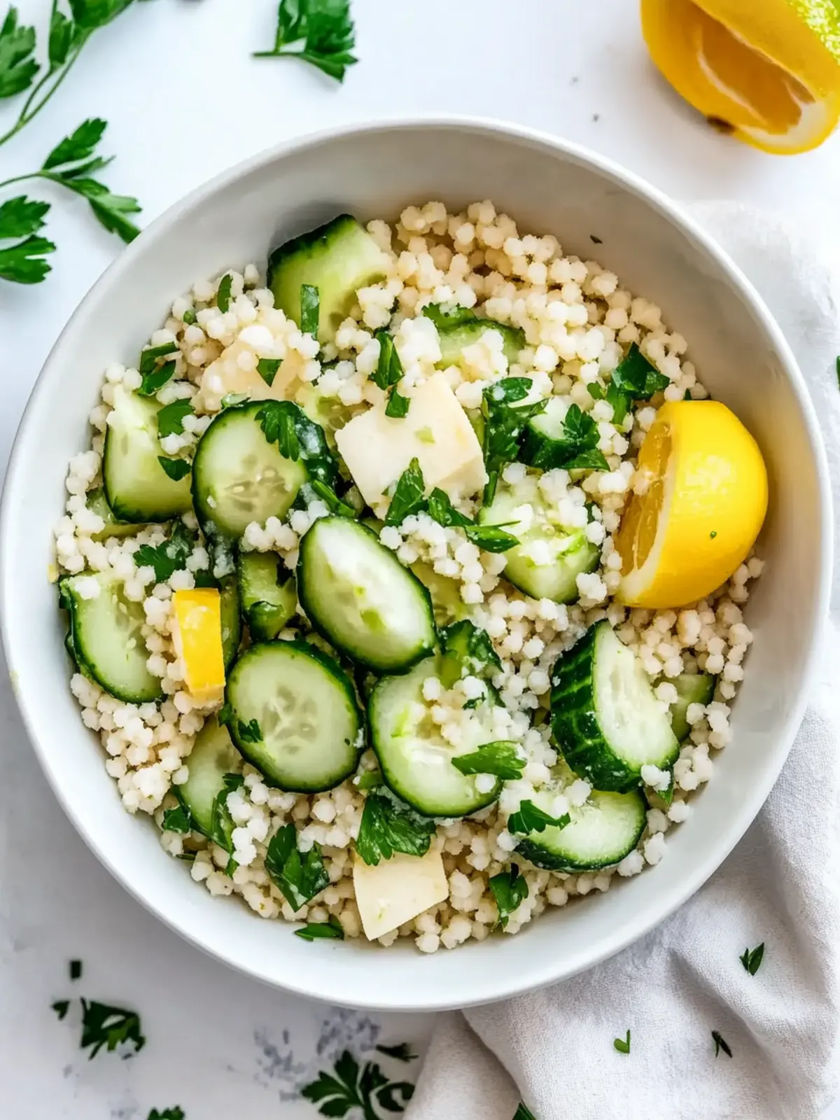 Delightful Flavorful Cucumber Couscous Salad for Summer Fun 5 Flavorful Cucumber Couscous Salad