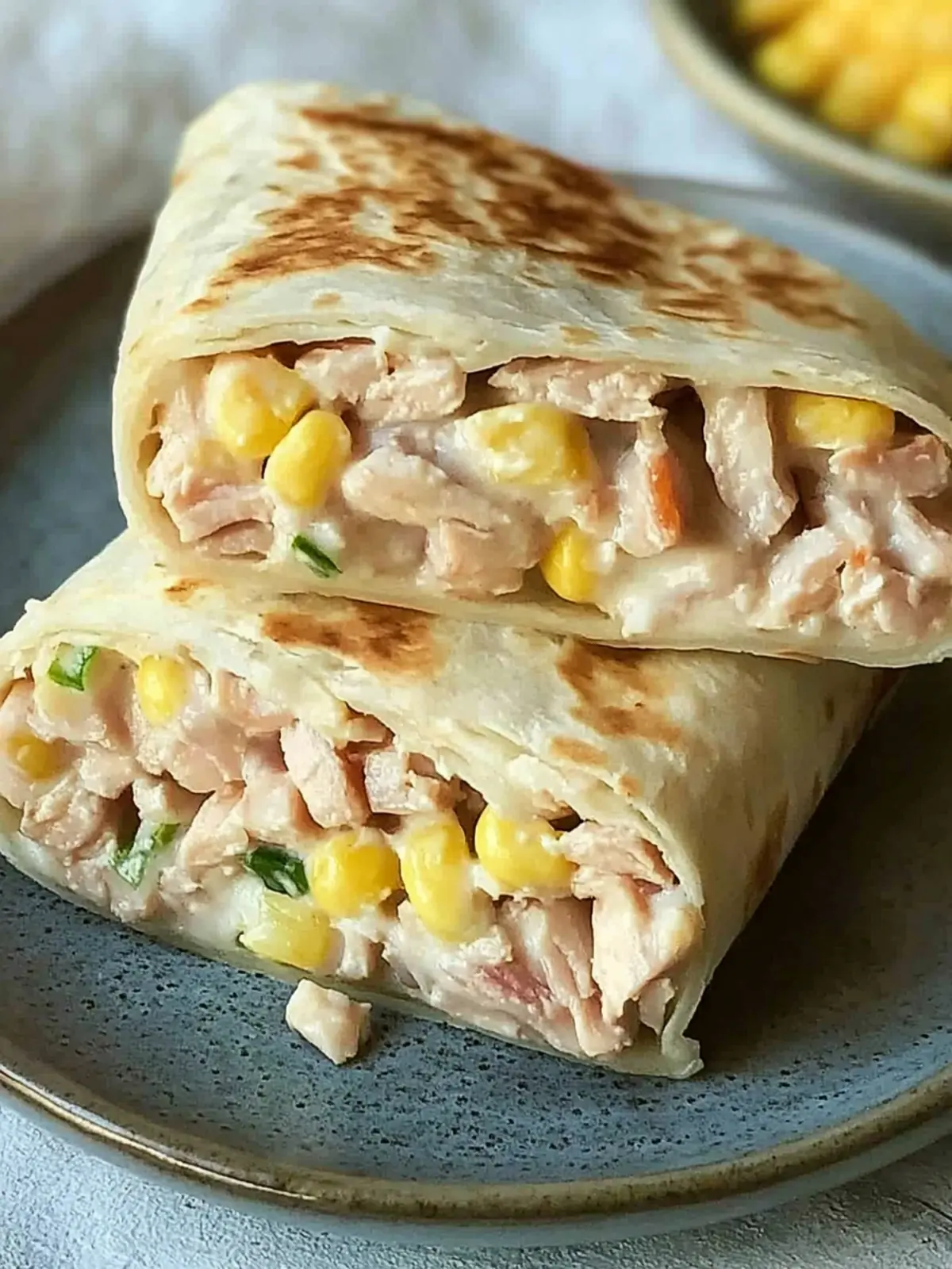 Healthy Tuna Melt Wrap