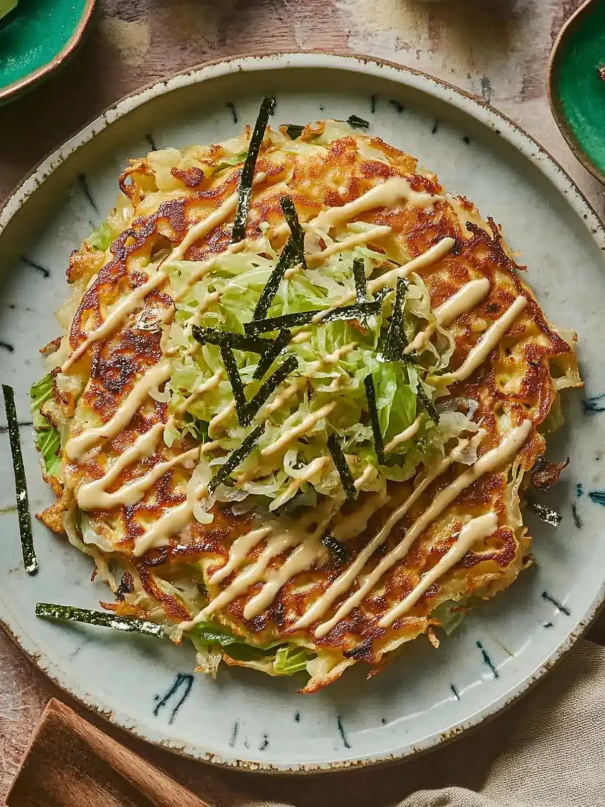 Savory Okonomiyaki: Your New Favorite Cabbage Pancake! 5 Okonomiyaki (Japanese Cabbage Pancake)
