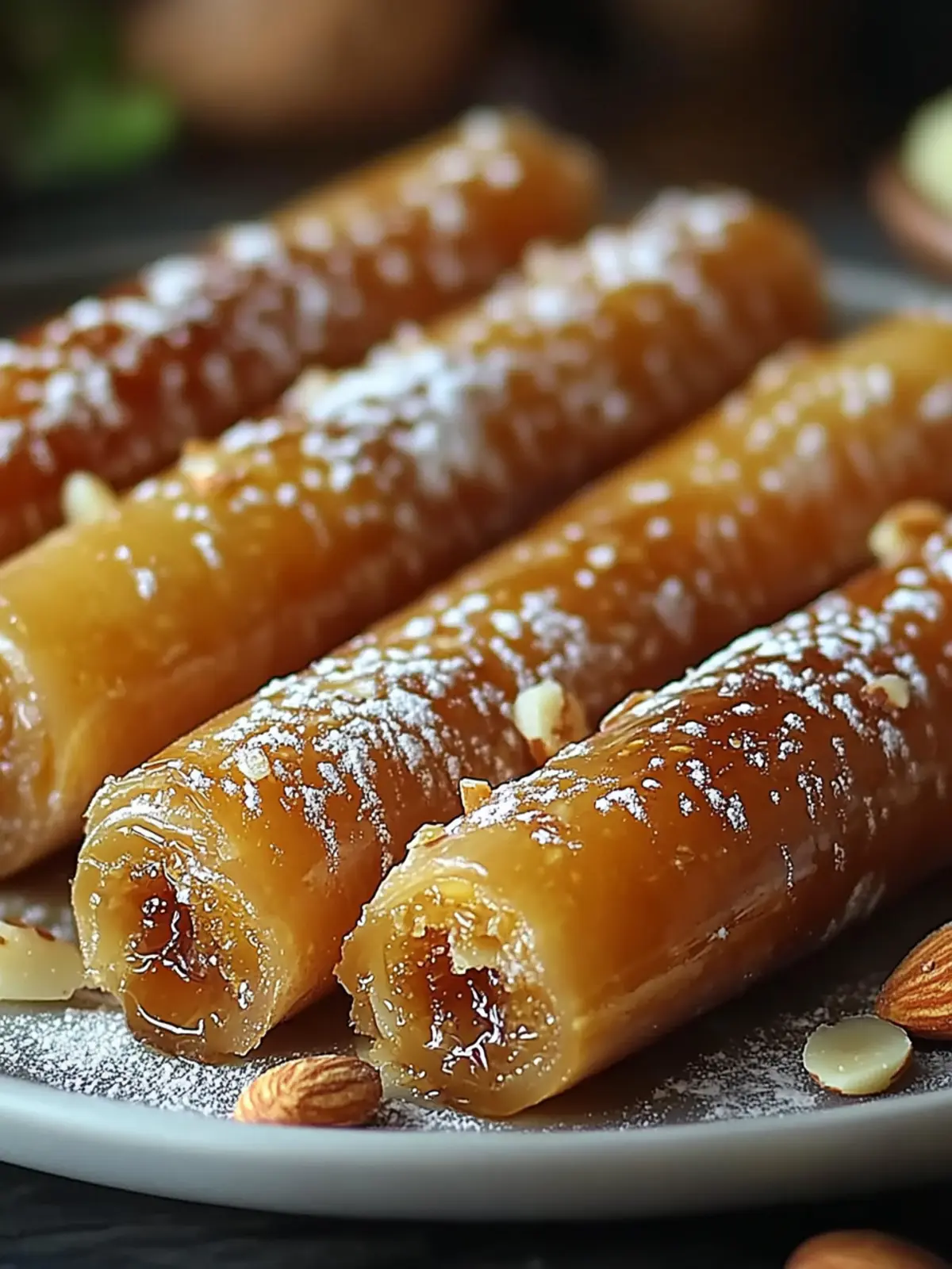 Delicious Moroccan Honey and Almond Cigars for Sweet Cravings 3 Moroccan Honey and Almond Cigars