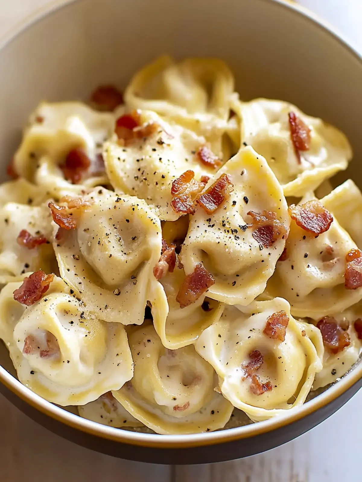 Creamy Indulgent Bacon Cream Cheese Tortellini You’ll Love 5 Indulgent Bacon Cream Cheese Tortellini