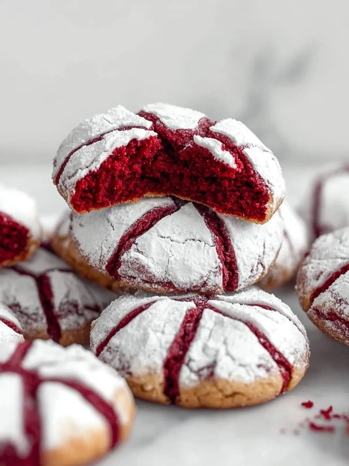 Decadent Red Velvet Crinkle Cookies That Wow Every Time 3 Red Velvet Crinkle Cookie