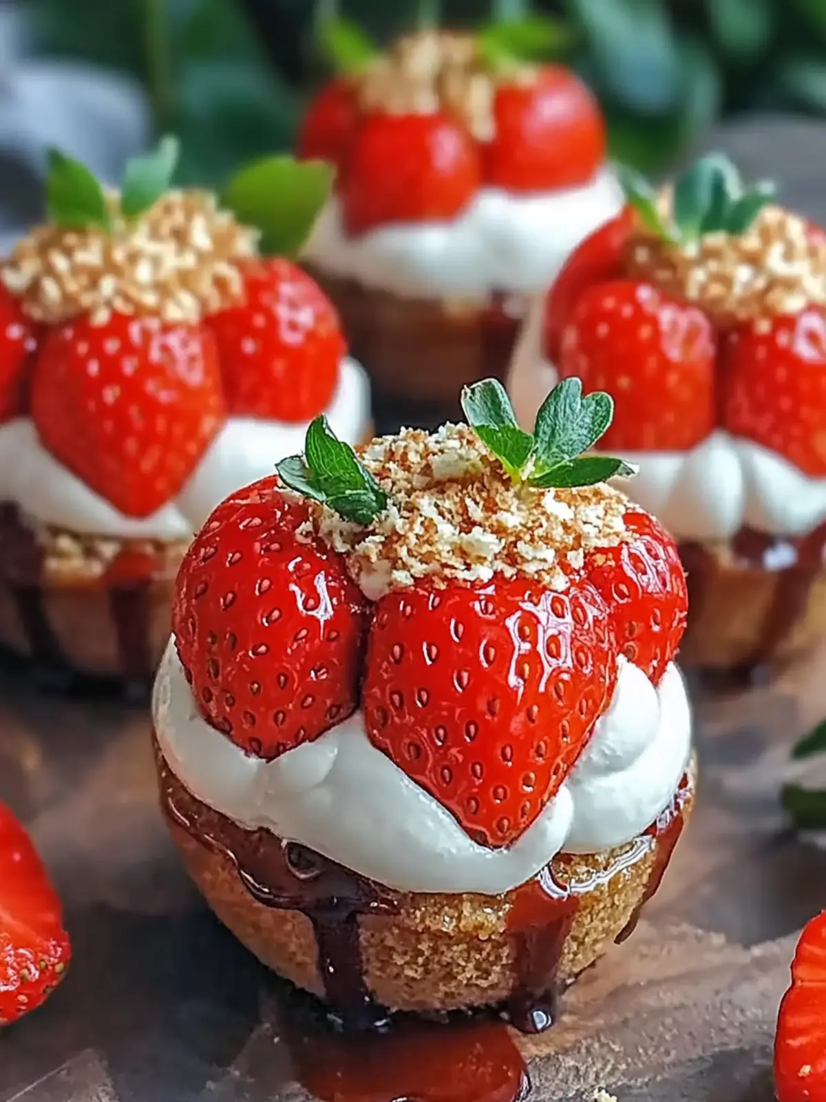 Cheesecake Stuffed Strawberries: A No-Bake Delightful Treat 4 Cheesecake Stuffed Strawberries