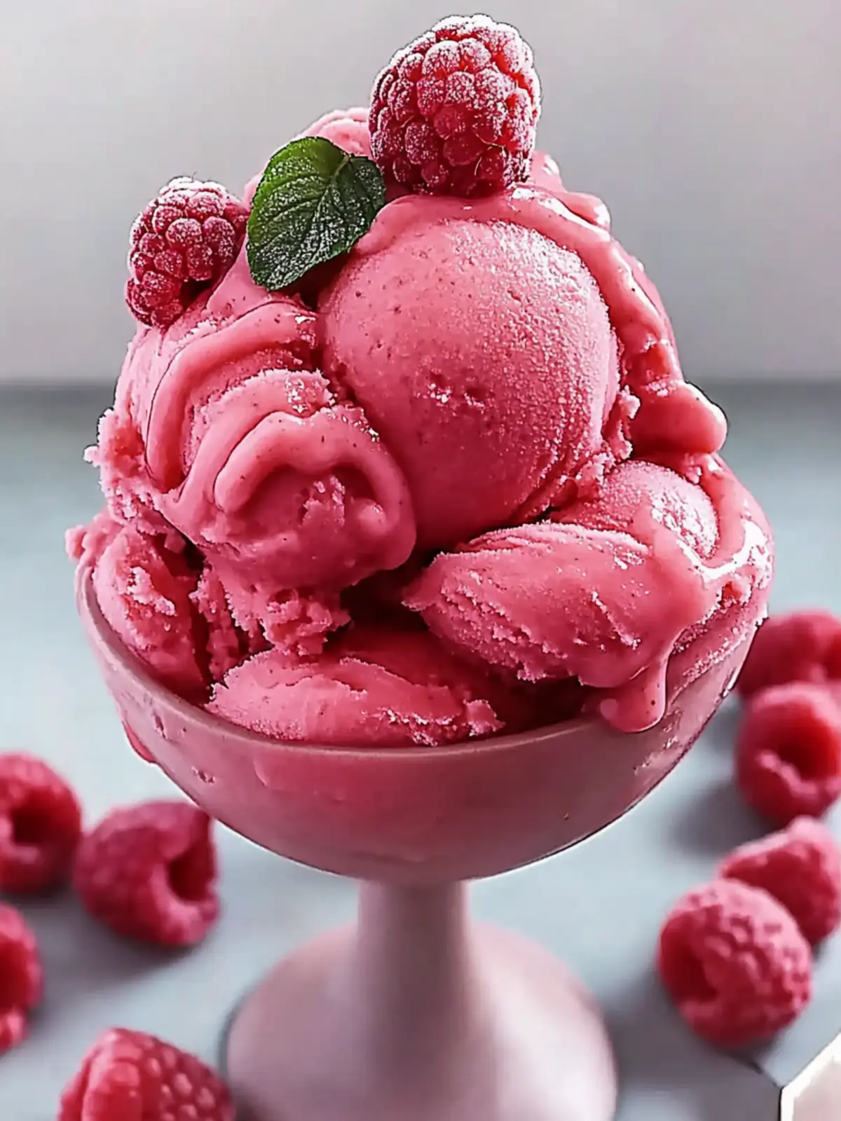 Delightful Raspberry Sorbet: Your Ultimate Vegan Summer Treat 4 Raspberry Sorbet