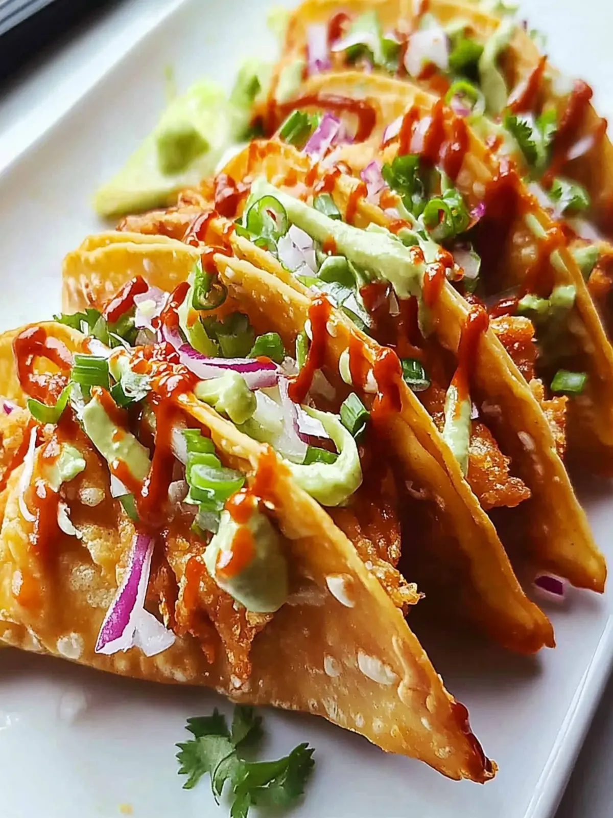 Crispy Chicken Wonton Tacos for a Flavorful Dinner Escape 5 Crispy Chicken Wonton Tacos