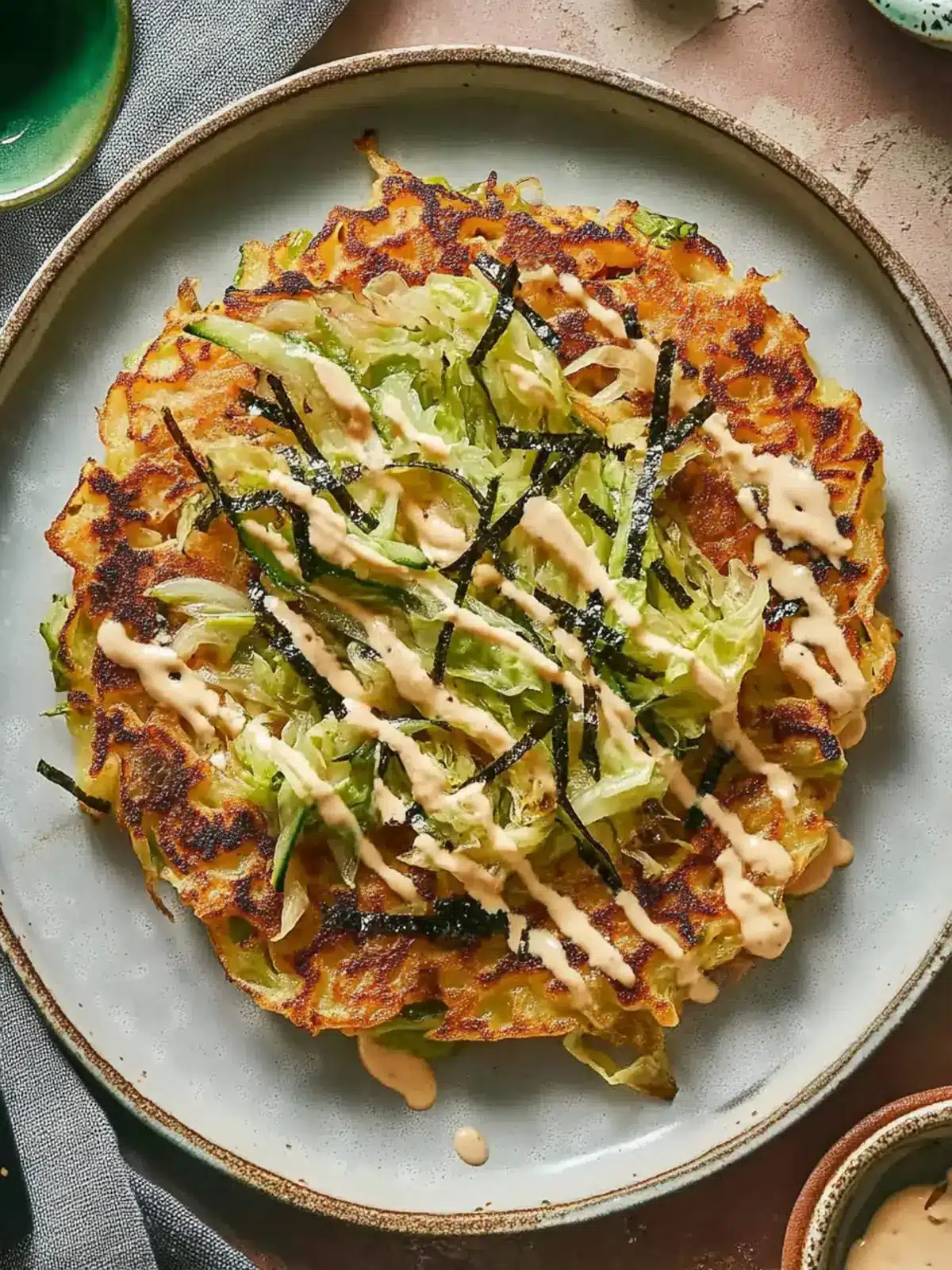 Savory Okonomiyaki: Your New Favorite Cabbage Pancake! 4 Okonomiyaki (Japanese Cabbage Pancake)