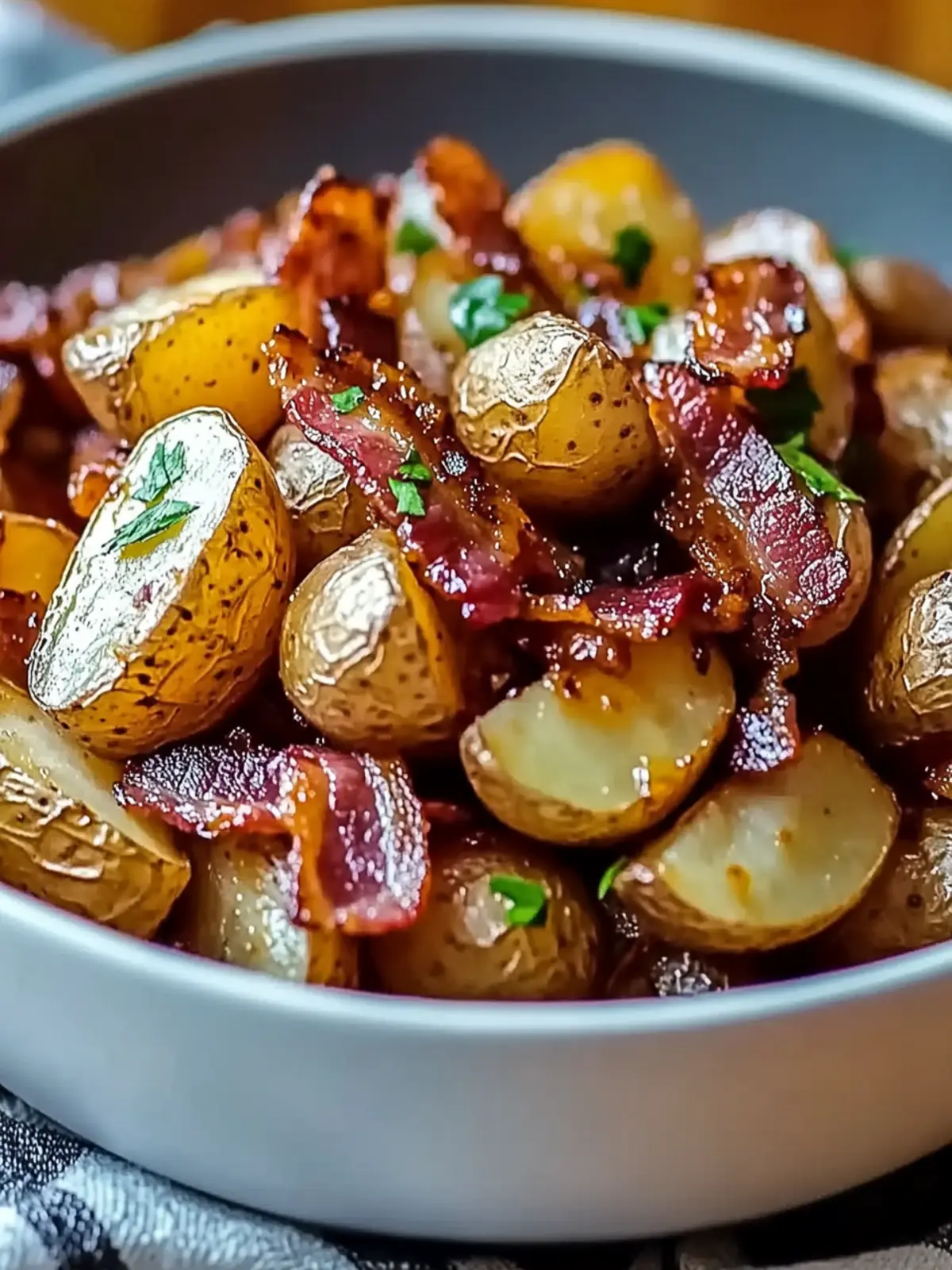 Crispy Bacon Honey Roasted Potatoes That Steal the Show 4 Crispy Bacon Honey Roasted Potatoes