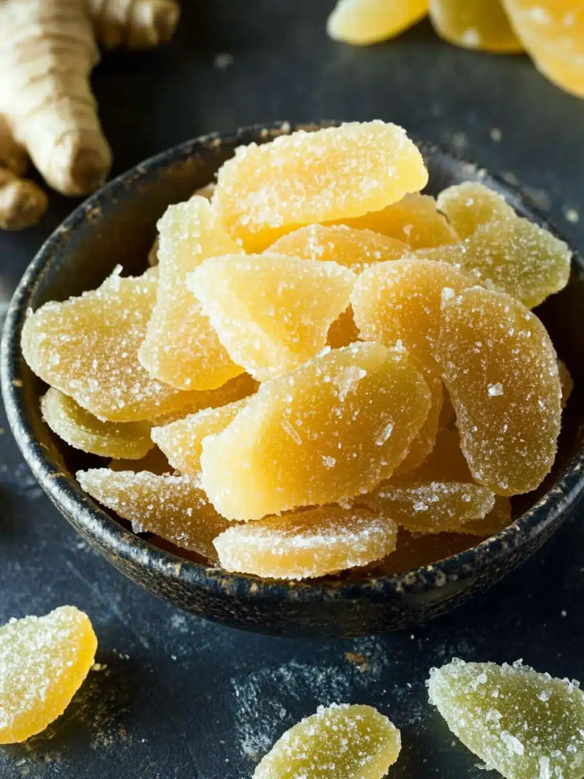 Sweet & Spicy Homemade Candied Ginger for Cozy Snacking 2 Homemade Candied Ginger
