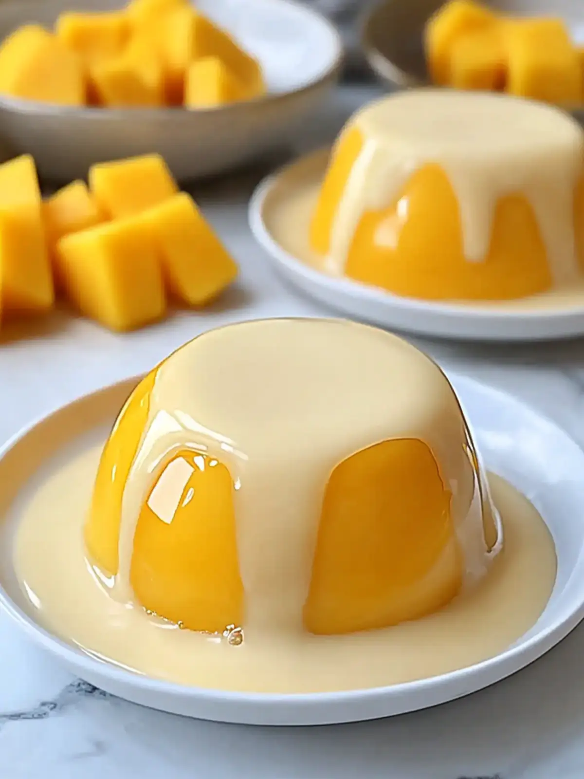 Delight in Easy Simple Mango Pudding - No-Bake Bliss! 3 Easy Simple Mango Pudding