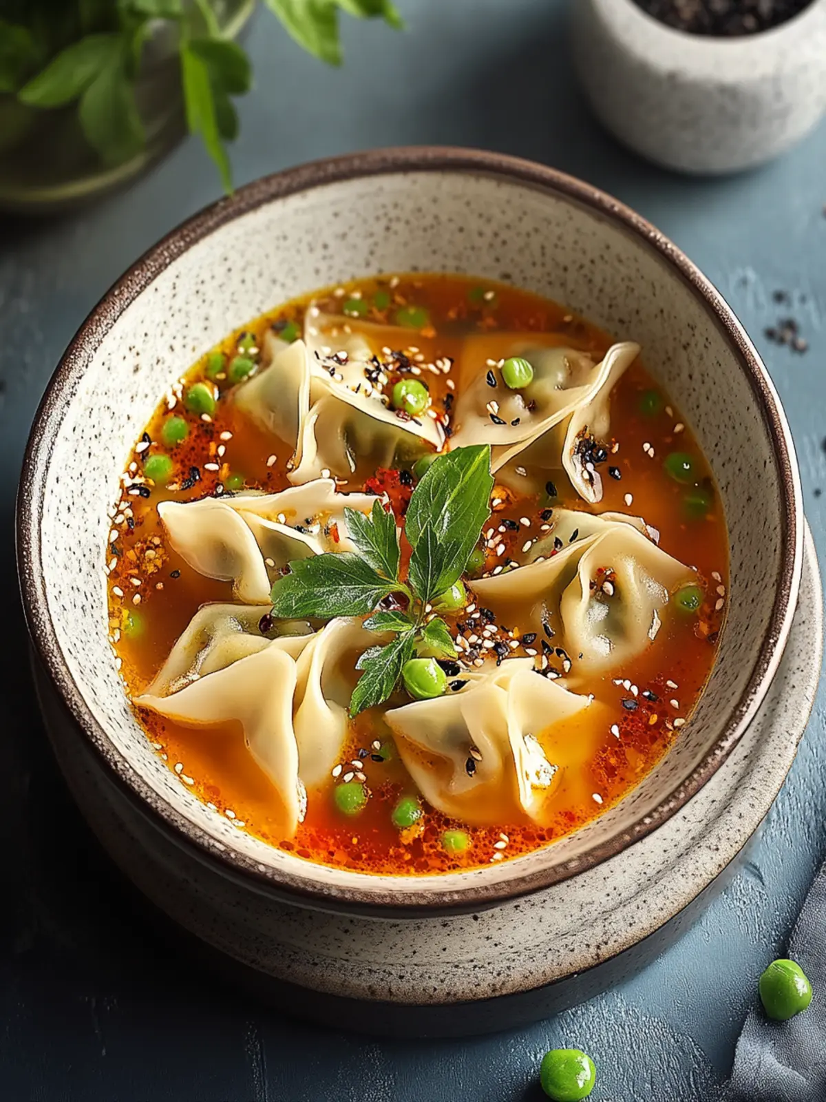 Wonton Soup with Spicy Broth to Ignite Your Taste Buds 2 Wonton Soup with Spicy Broth