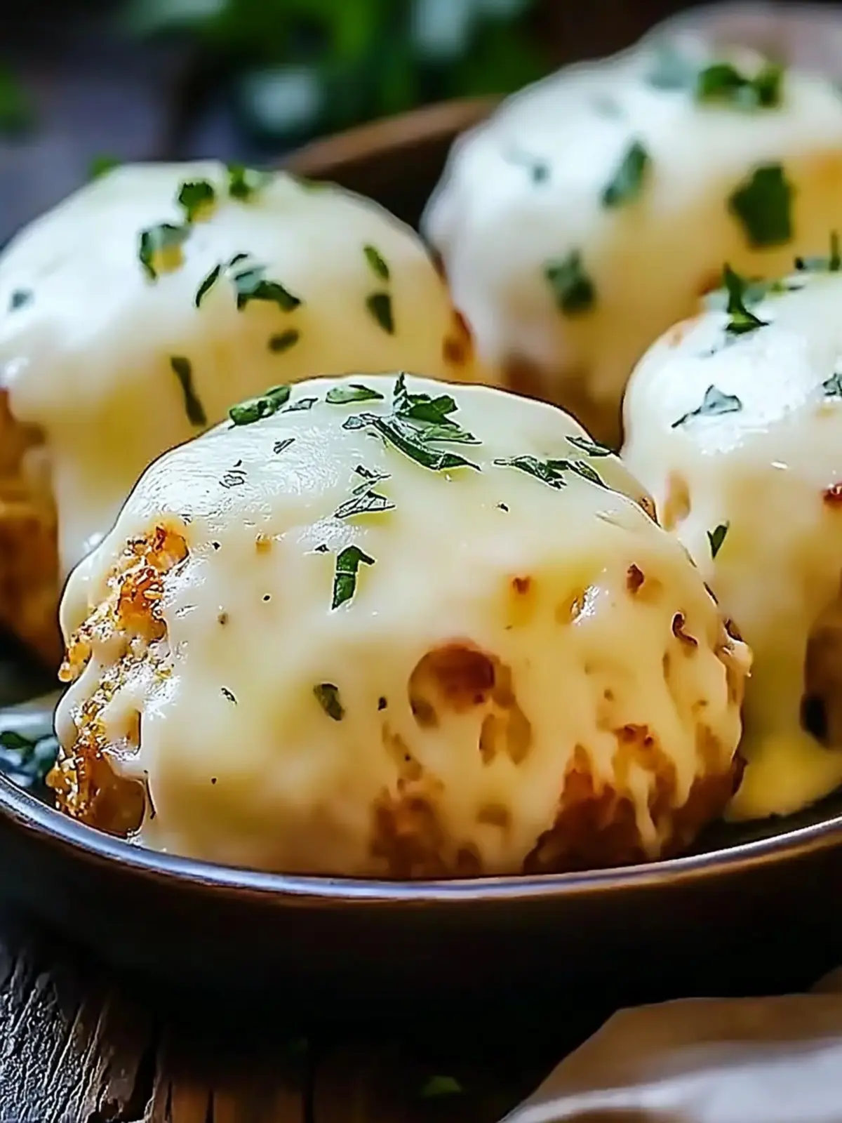 Melted Mozzarella & Ranch Chicken Bombs: Ultimate Comfort Bites 3 Melted Mozzarella & Ranch Chicken Bombs