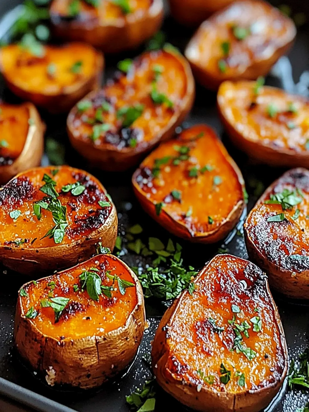 Garlic Butter Roasted Sweet Potatoes: Comfort on Your Plate 2 Garlic Butter Roasted Sweet Potatoes