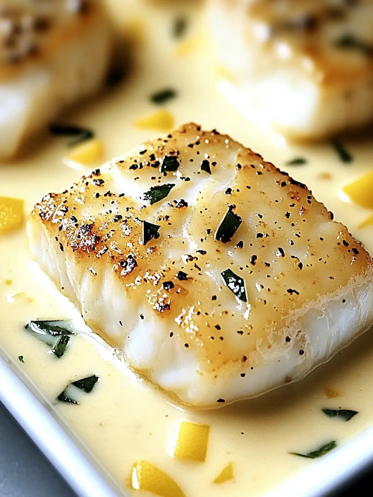 Baked Cod in Coconut Lemon Cream Sauce for a Quick Dinner Delight 3 Baked Cod in Coconut Lemon Cream Sauce
