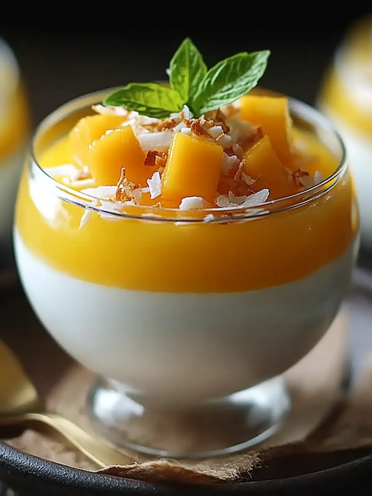 Mango Coconut Panna Cotta: A Tropical Dream Dessert 3 Mango Coconut Panna Cotta