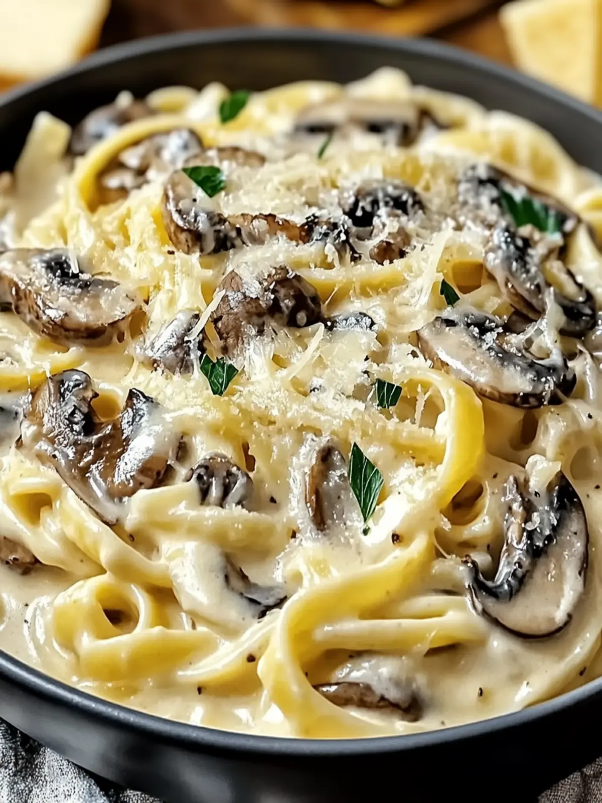 Indulge in Creamy Mushroom Gruyere Pasta for Cozy Nights 3 Creamy Mushroom Gruyere Pasta