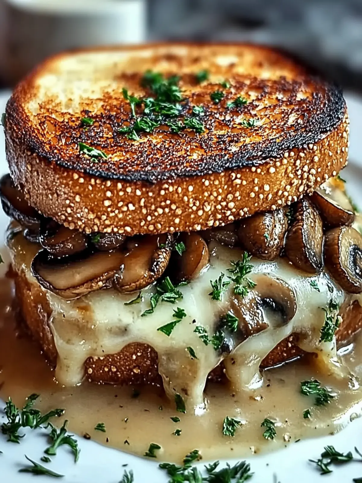 Savor the Swiss Mushroom Melt Sandwich: Comfort Food Bliss 4 Swiss Mushroom Melt Sandwich