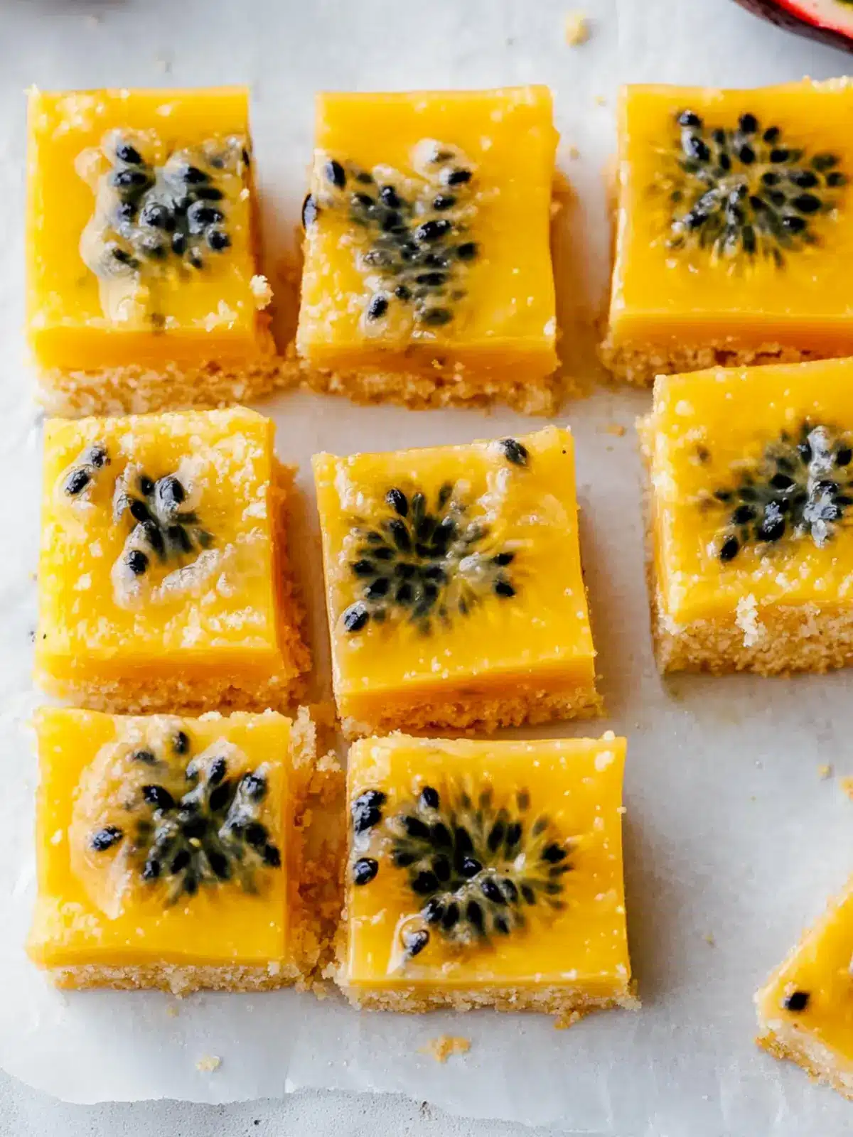 Tropical Passion Fruit Bars That Will Brighten Your Day 2 Passion Fruit Bars