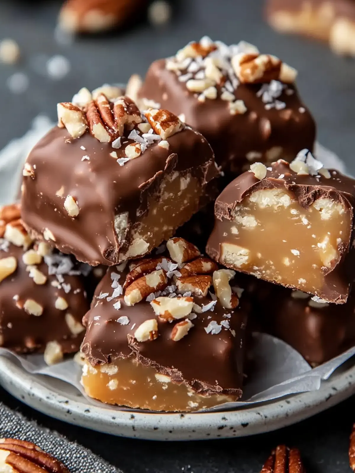 Chocolate Pecan Turtle Clusters: A Sweet Homemade Delight 5 Chocolate Pecan Turtle Clusters