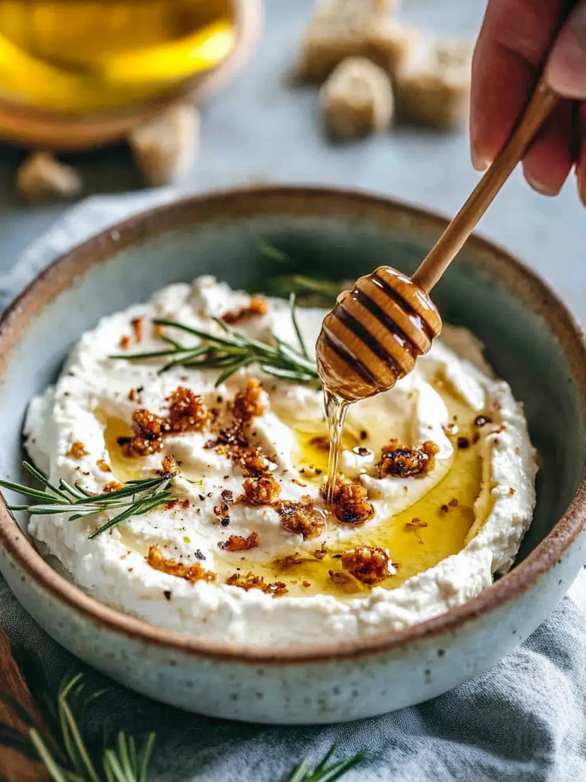 Creamy Spicy Ricotta Dip with Hot Honey for Effortless Entertaining 4 Spicy Ricotta Dip with Hot Honey