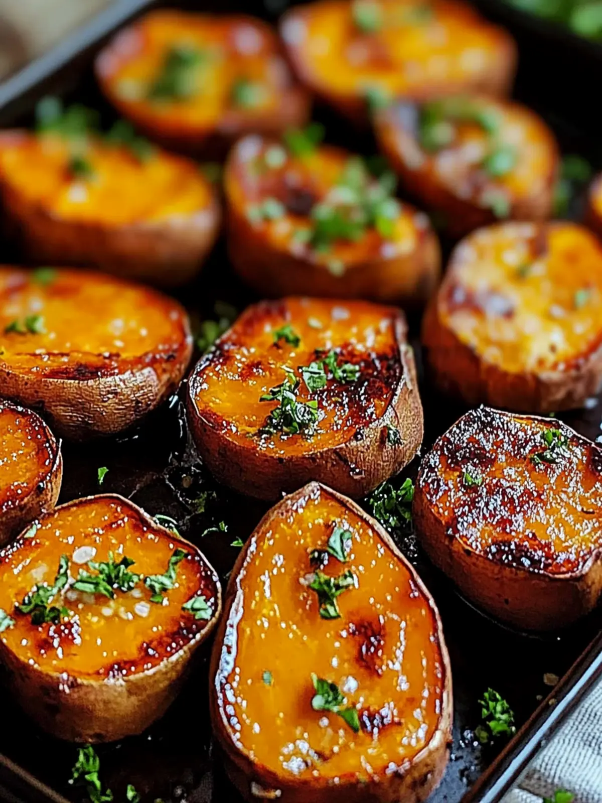 Garlic Butter Roasted Sweet Potatoes: Comfort on Your Plate 5 Garlic Butter Roasted Sweet Potatoes