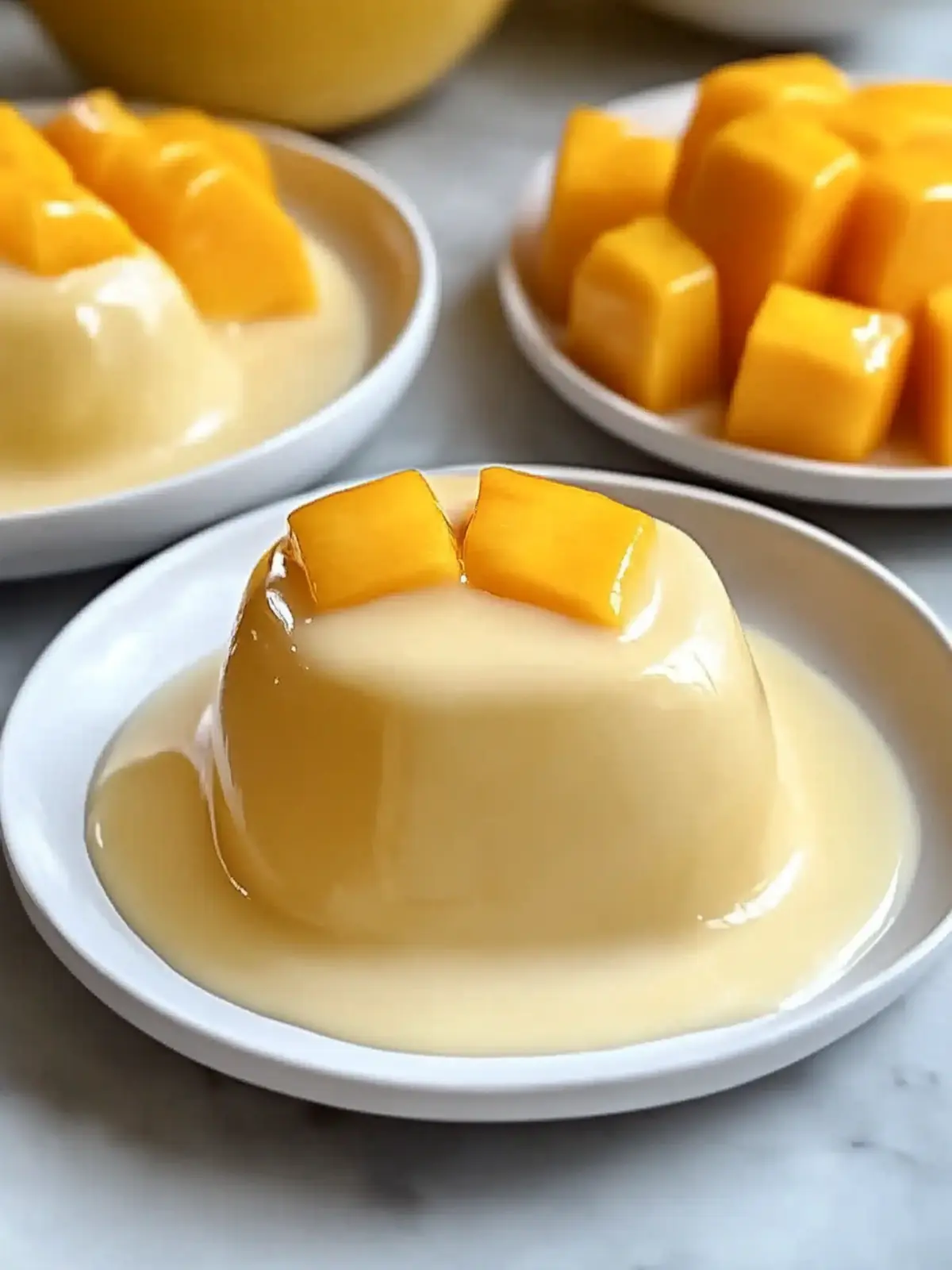 Delight in Easy Simple Mango Pudding - No-Bake Bliss! 2 Easy Simple Mango Pudding