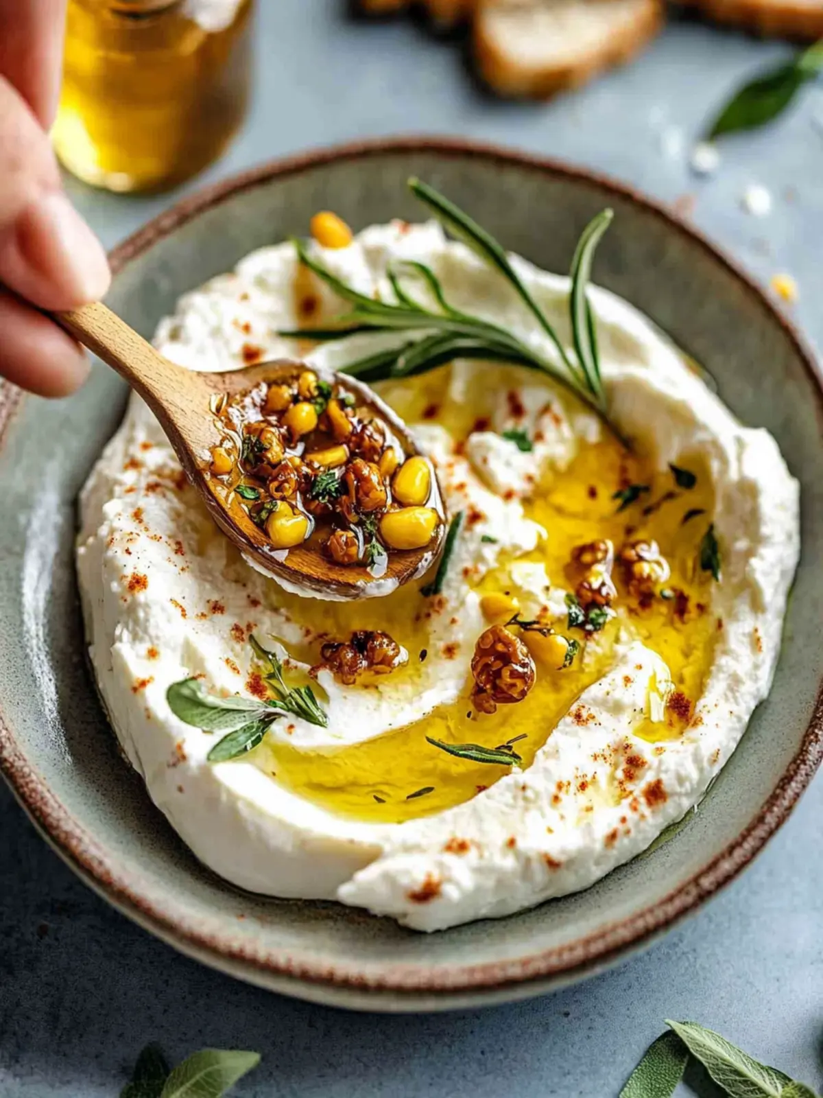 Creamy Spicy Ricotta Dip with Hot Honey for Effortless Entertaining 3 Spicy Ricotta Dip with Hot Honey